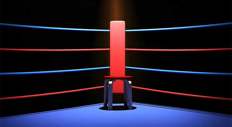 someone in your corner of the boxing ring