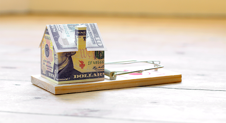 house made out of a dollar bill